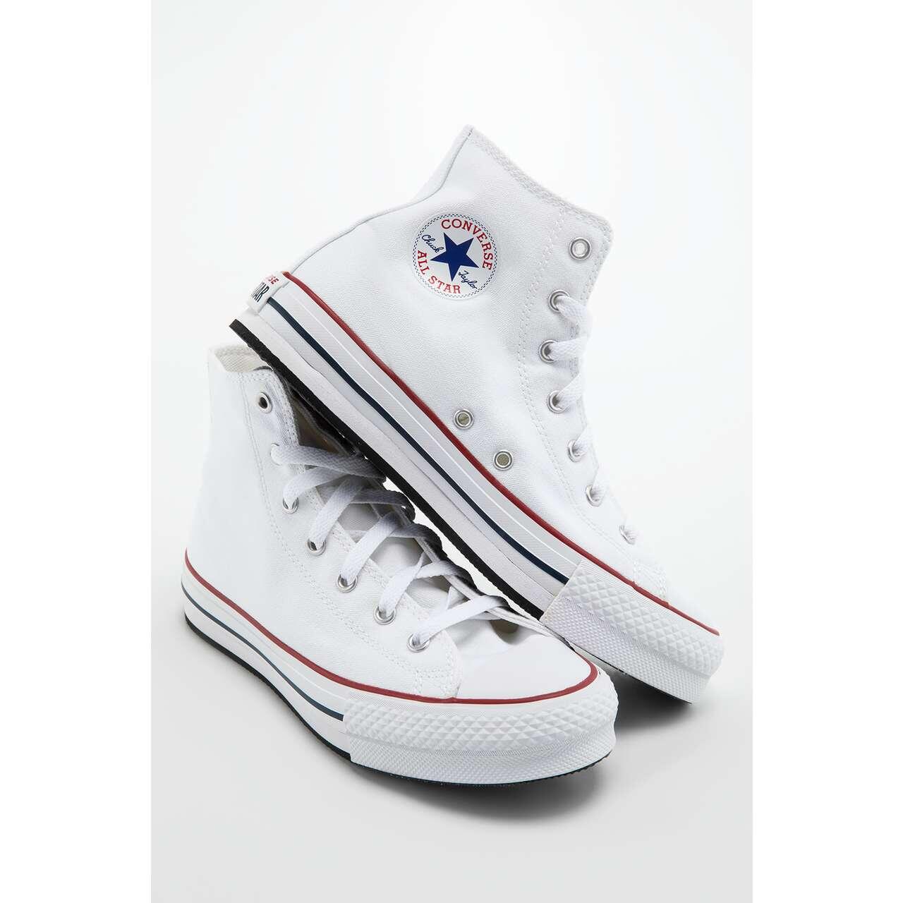 Sneaker Converse Chuck Taylor All Star Lift Platform - Bianche 3/7