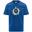 kappa t-shirt da uomo in cotone blu da fitness .