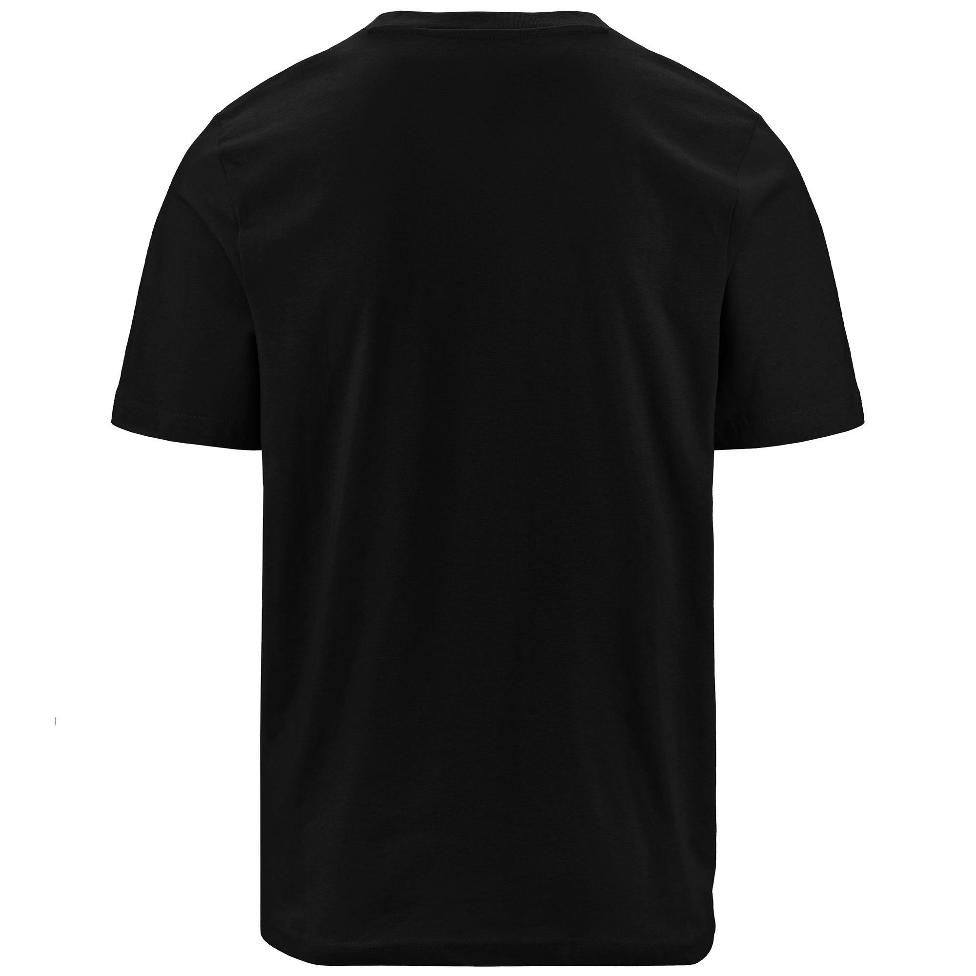 T-shirt manches courtes homme Cromen noir 3/5