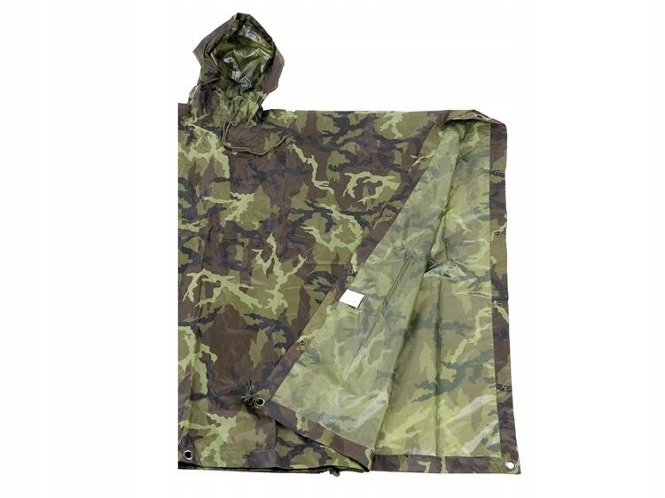 MFH US Poncho Ripstop Czech Woodland 2/4