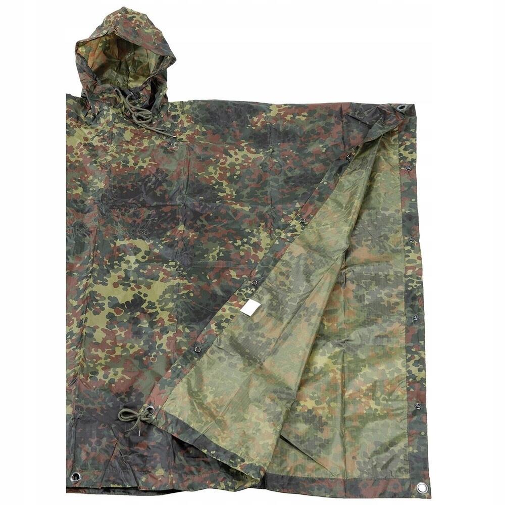 Peleryna turystyczna przeciwdeszczowa poncho 144x223cm 2/4
