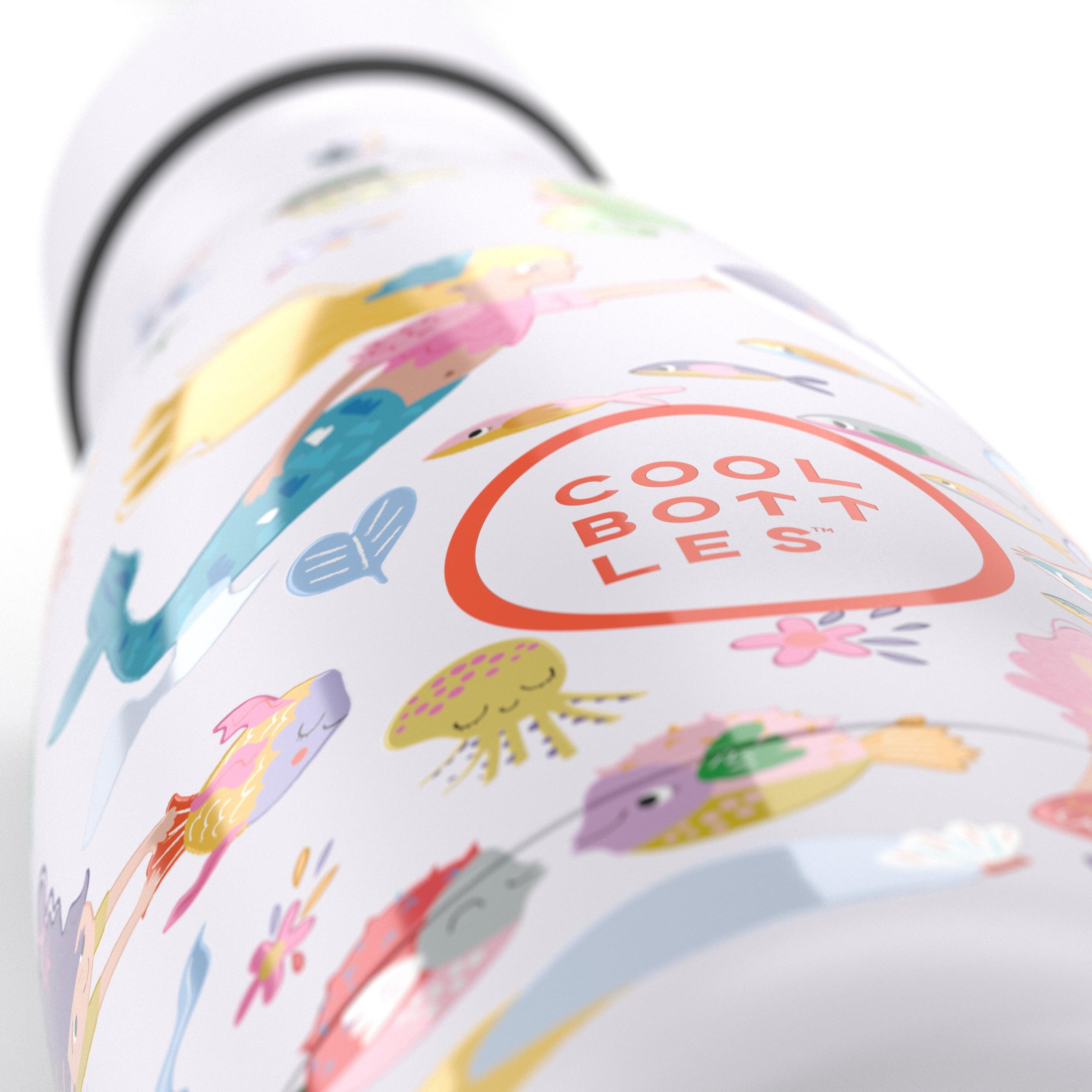 Botella Térmica para niños Cool Bottles. Con envío gratis. Sweet Mermaids 350ml 3/5