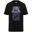 kappa t-shirt da uomo in cotone nero da fitness .