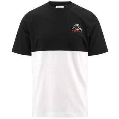 Heren-t-shirt met korte mouwen kappa edwin ckd wit