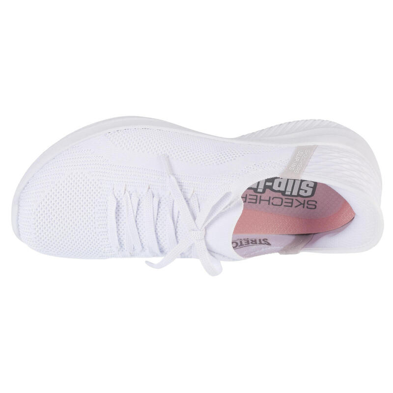 SKECHERS Donna ULTRA FLEX 3.0 BRILLIANT PATH Slip-On Rosato Bianco