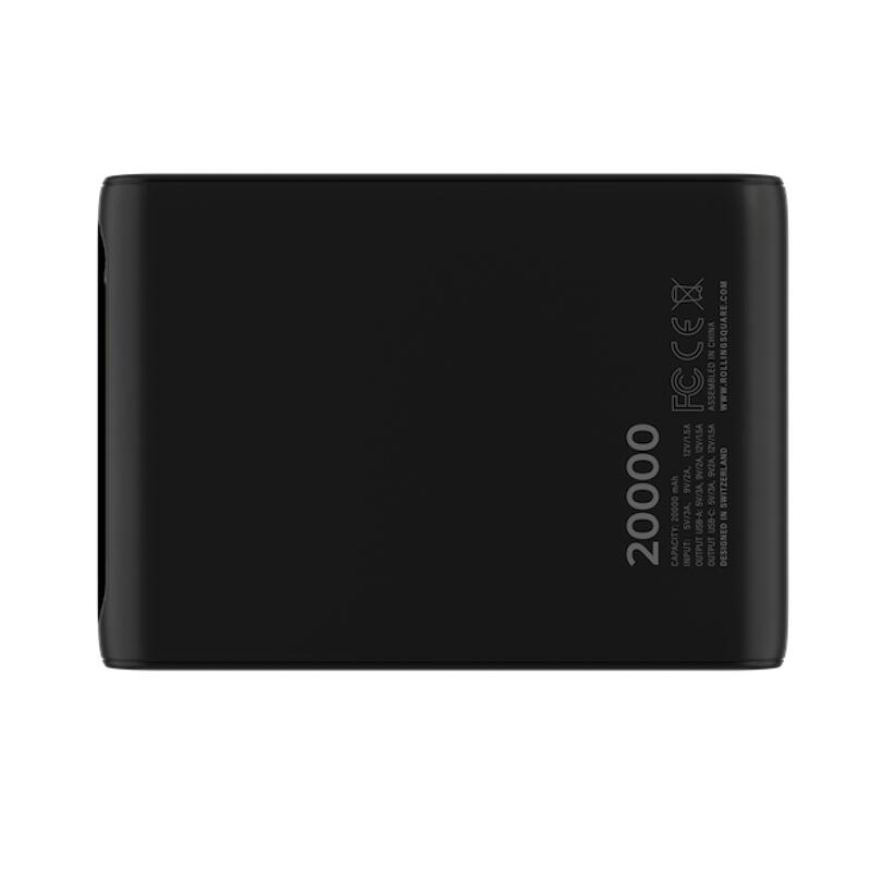 Batería externa RollingSQUARE 20000 mAh con USB-C y USB-A