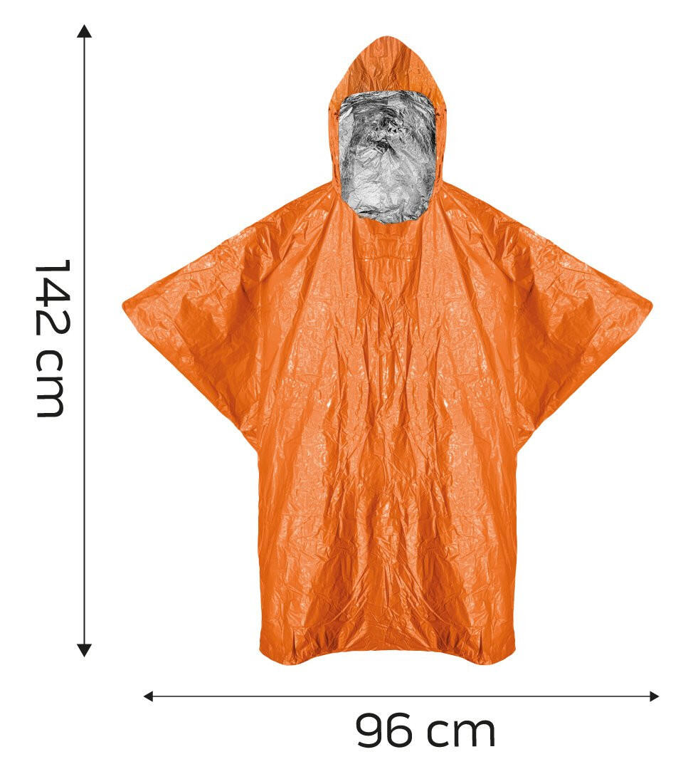 Peleryna poncho termiczne wodoodporne 142 x 96 cm 4/6