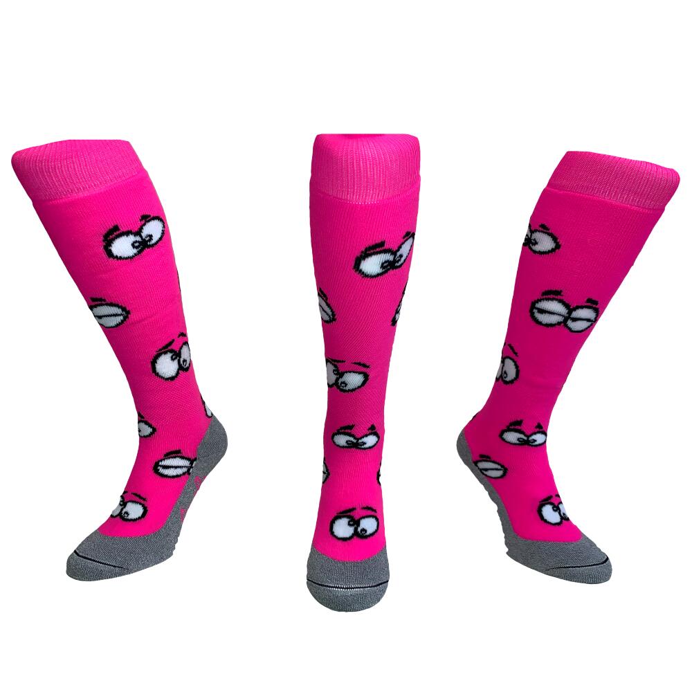 Hingly Langs sportkousen Ogen Roze 2/2