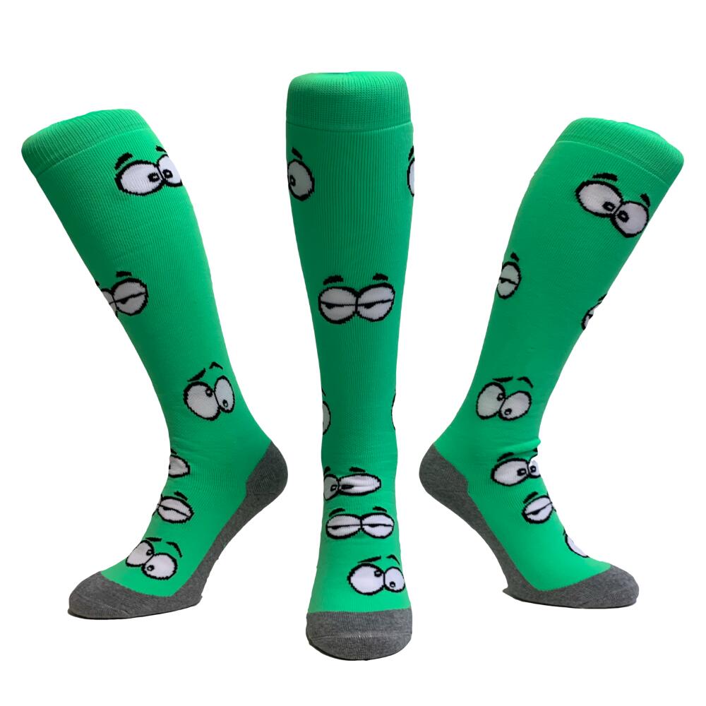 HINGLY Hingly Langs sportkousen Ogen Groen
