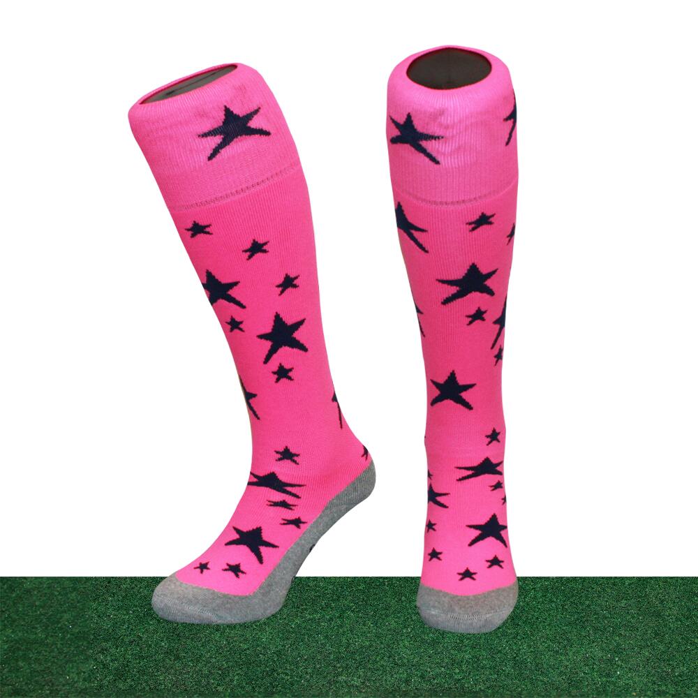 Hingly Lange sportkousen Star Dark Blue - Pink 2/3