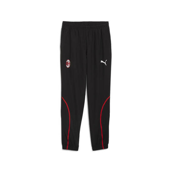 Pantalon tissé d’avant-match AC Milan Homme PUMA Black For All Time Red