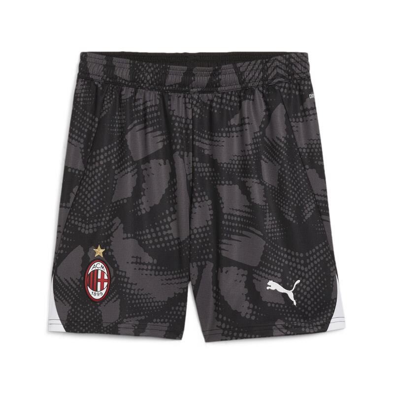 Shorts da portiere AC Milan 24/25 per ragazzi PUMA Black Dark Coal Gray