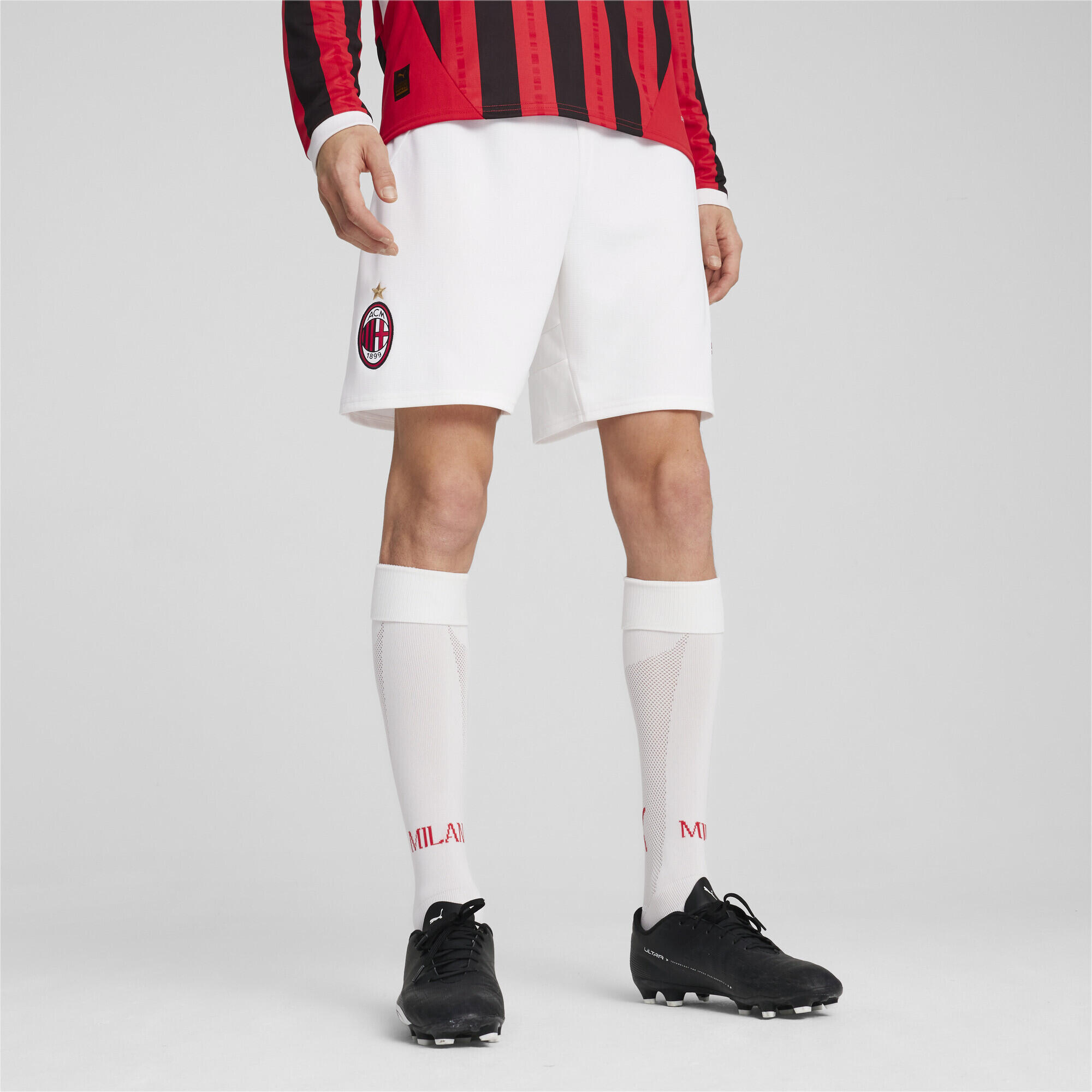 Shorts AC Milan 24/25 da uomo PUMA White For All Time Red 2/7