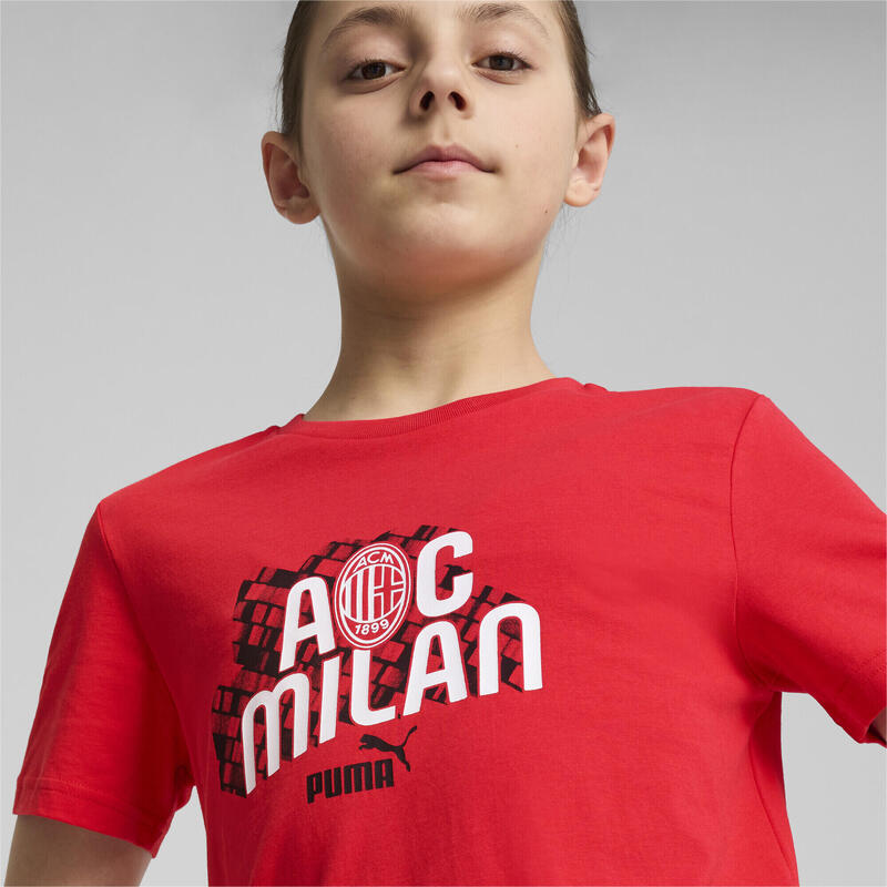 T-shirt AC Milan ftblCULTURE da uomo PUMA For All Time Red White