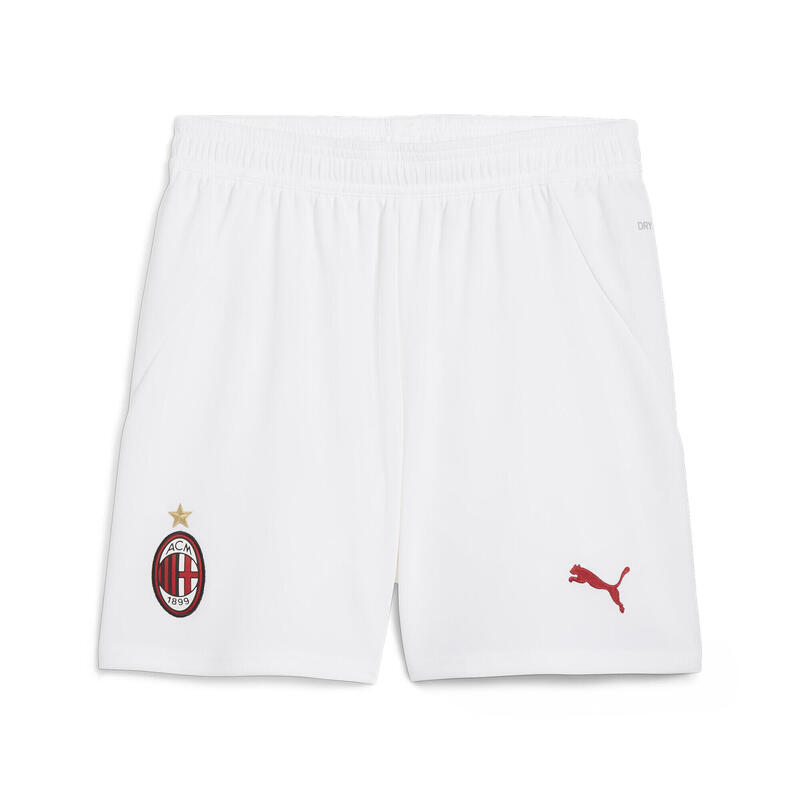 Shorts AC Milan 24/25 Niños PUMA White For All Time Red