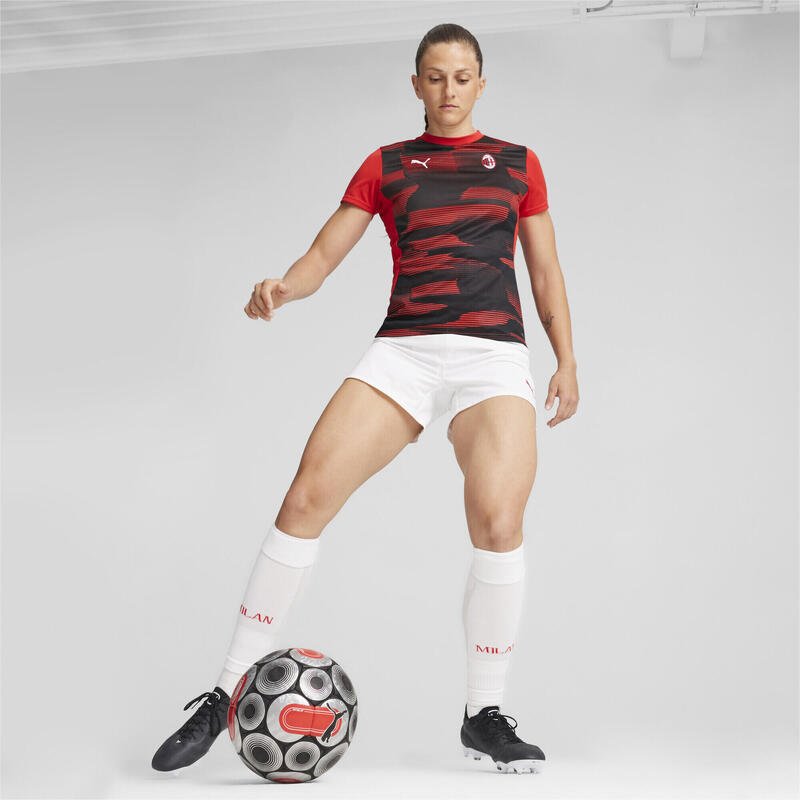 Maillot d'avant-match à manches courtes AC Milan Femme PUMA