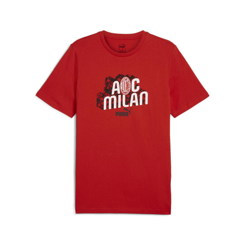 T-shirt ftblCULTURE AC Milan da uomo PUMA For All Time Red White