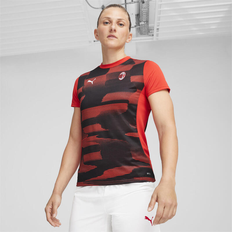 Dámský dres s krátkým rukávem AC Milán PUMA For All Time Red Black