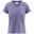 kappa t-shirt da donna in cotone viola da fitness