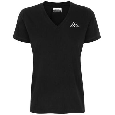 t-shirt da donna in cotone blu da fitness