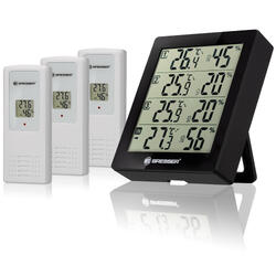 BRESSER ClimaTrend Hygro Quadro - Thermometer en Hygrometer met 4