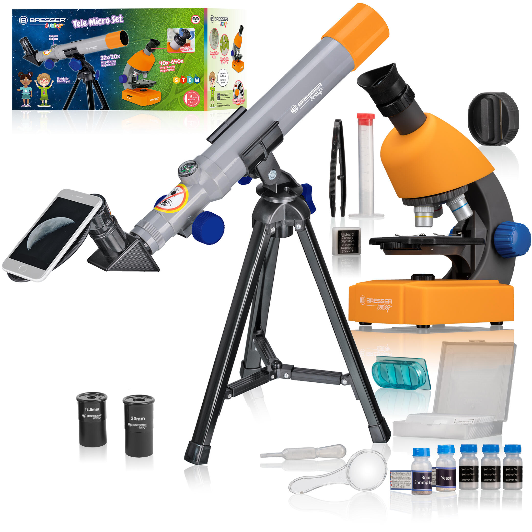 BRESSER KIT Telescopio y Microscopio BRESSER Junior.