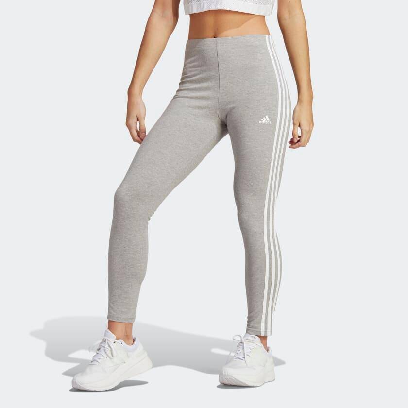 Adidas W 3S HW LG Women Sports Tight Grey -  1