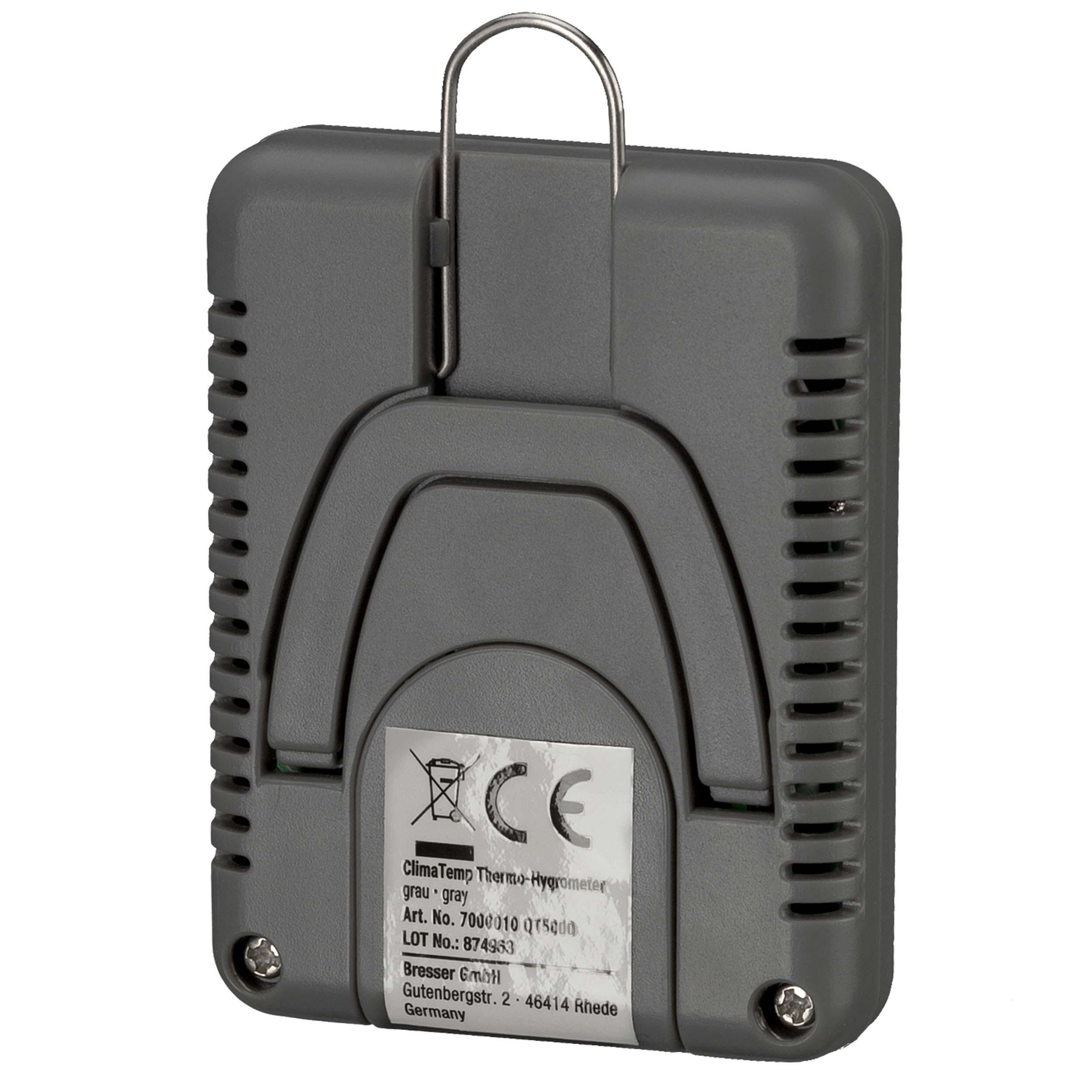 Indicador de humedad y temperatura 3 unidades Bresser - gris 6/7