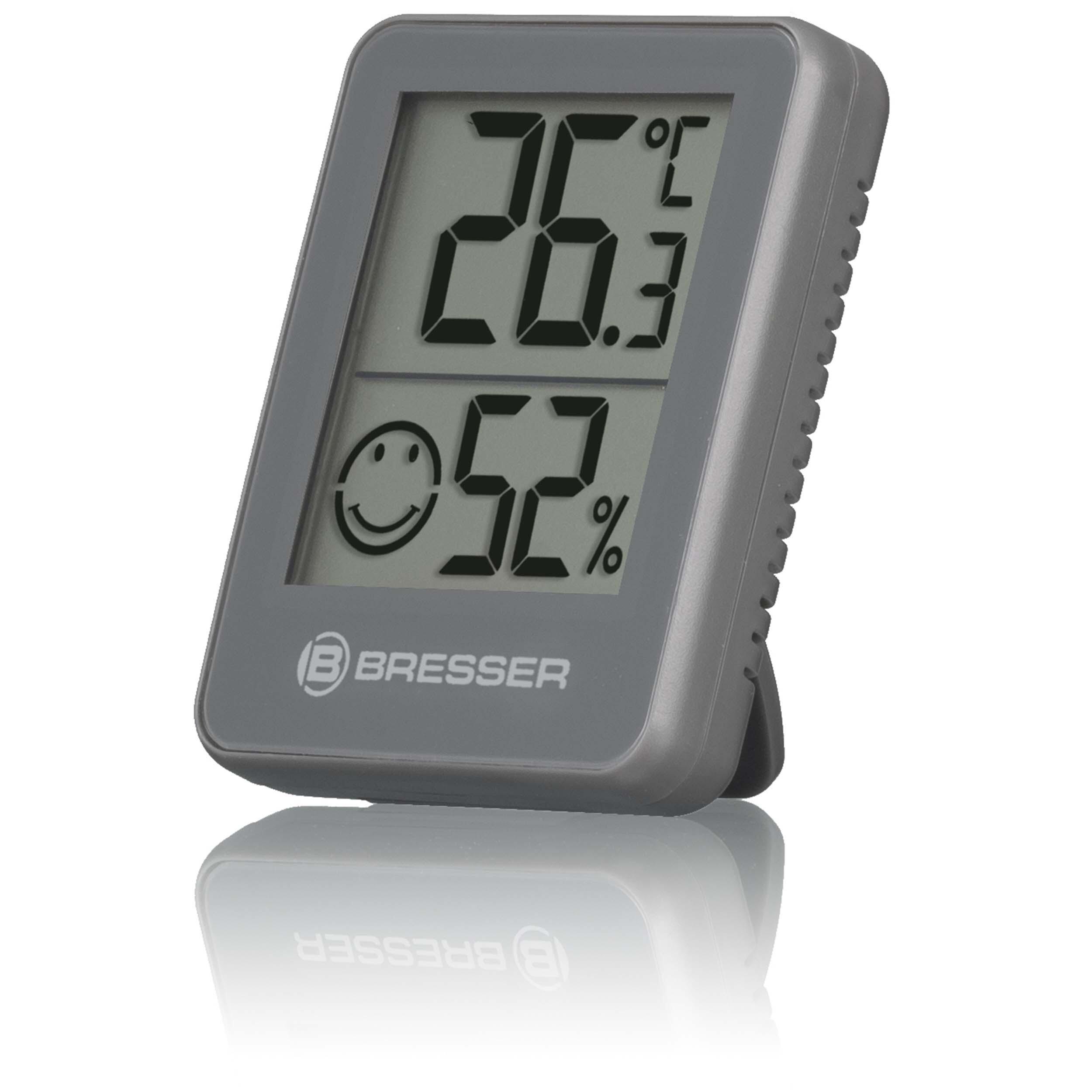 Indicador de humedad y temperatura 3 unidades Bresser - gris 3/7
