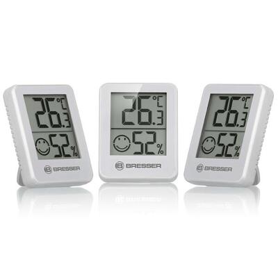 ClimaTemp Thermo-Hygro Indikator 3er Set weiß