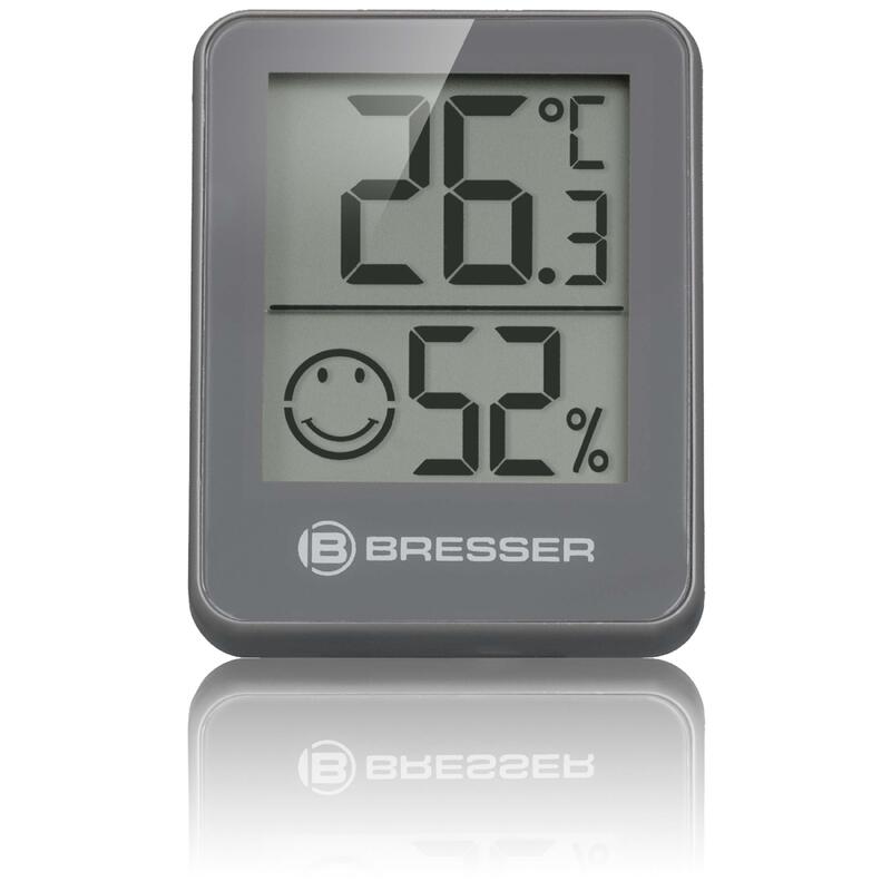 Indicador de humedad y temperatura 3 unidades Bresser - gris