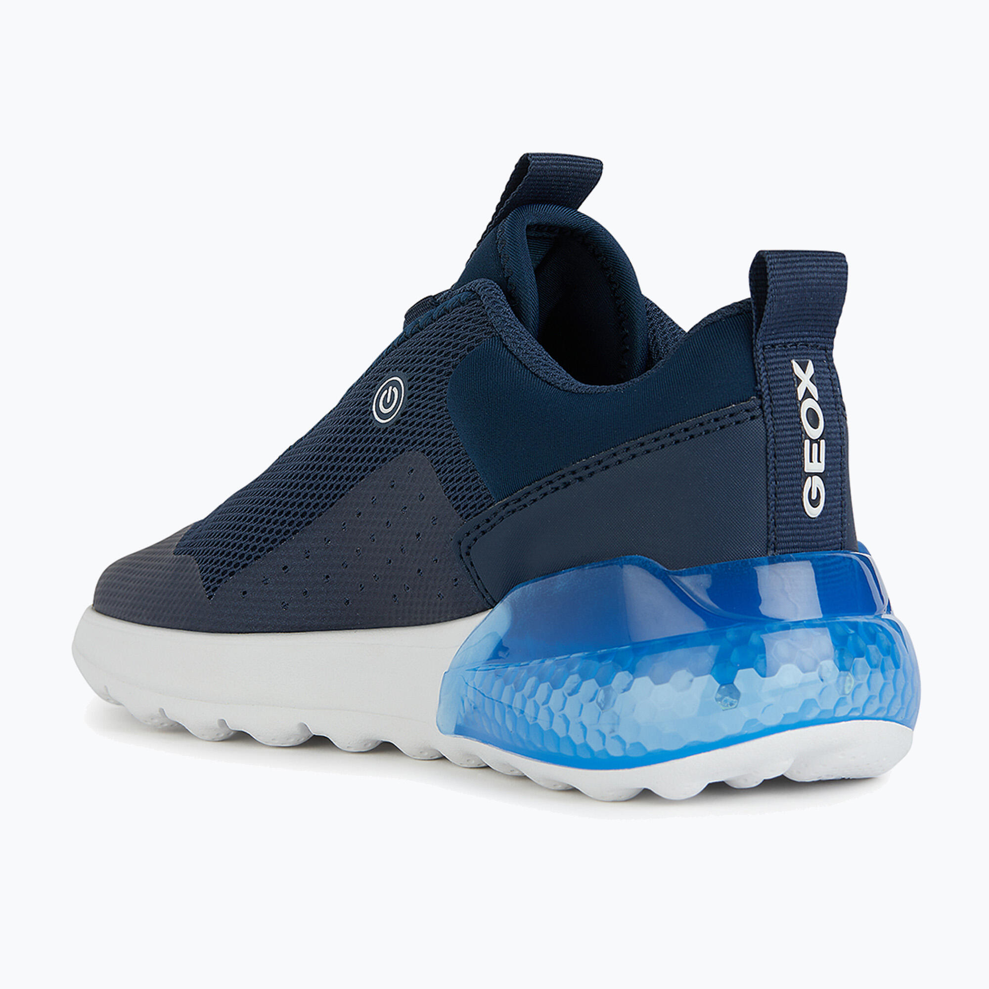 Sneakers Geox Model J Activart Illuminus Kleur Blauw 5/5