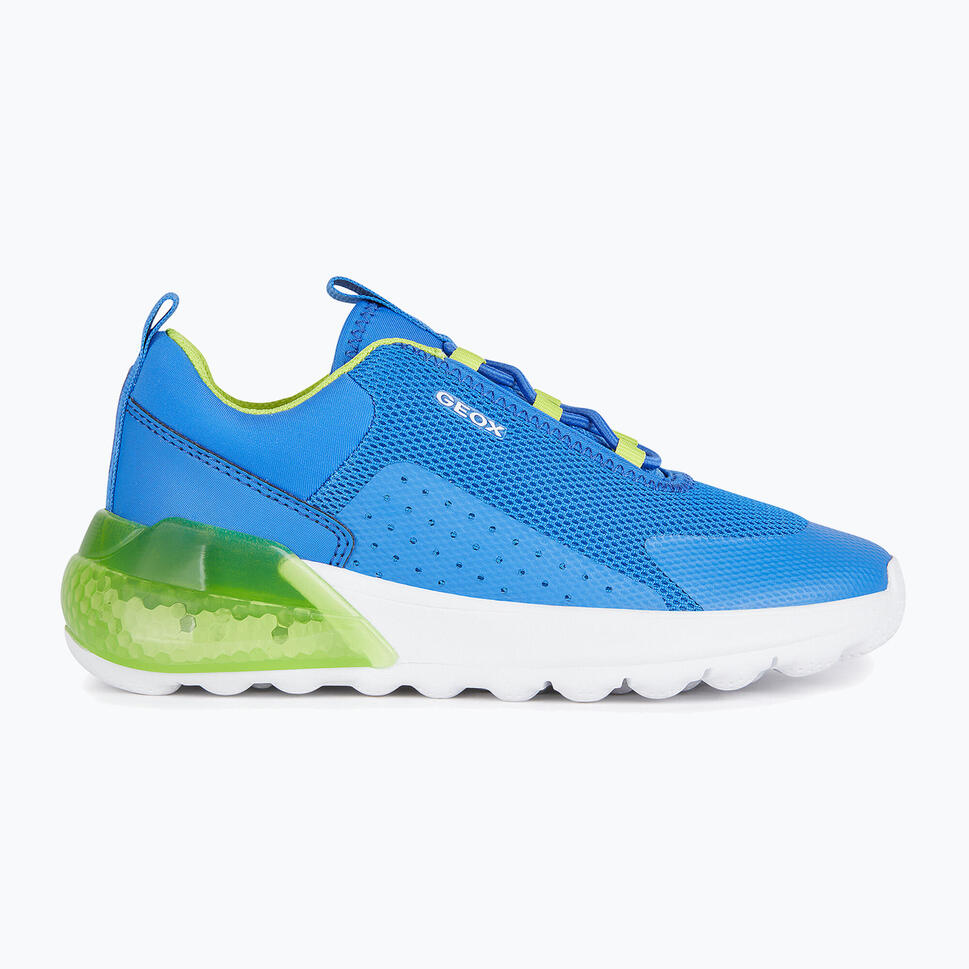 Tenisówki Geox Model J Activart Illuminus Kolor Niebieski