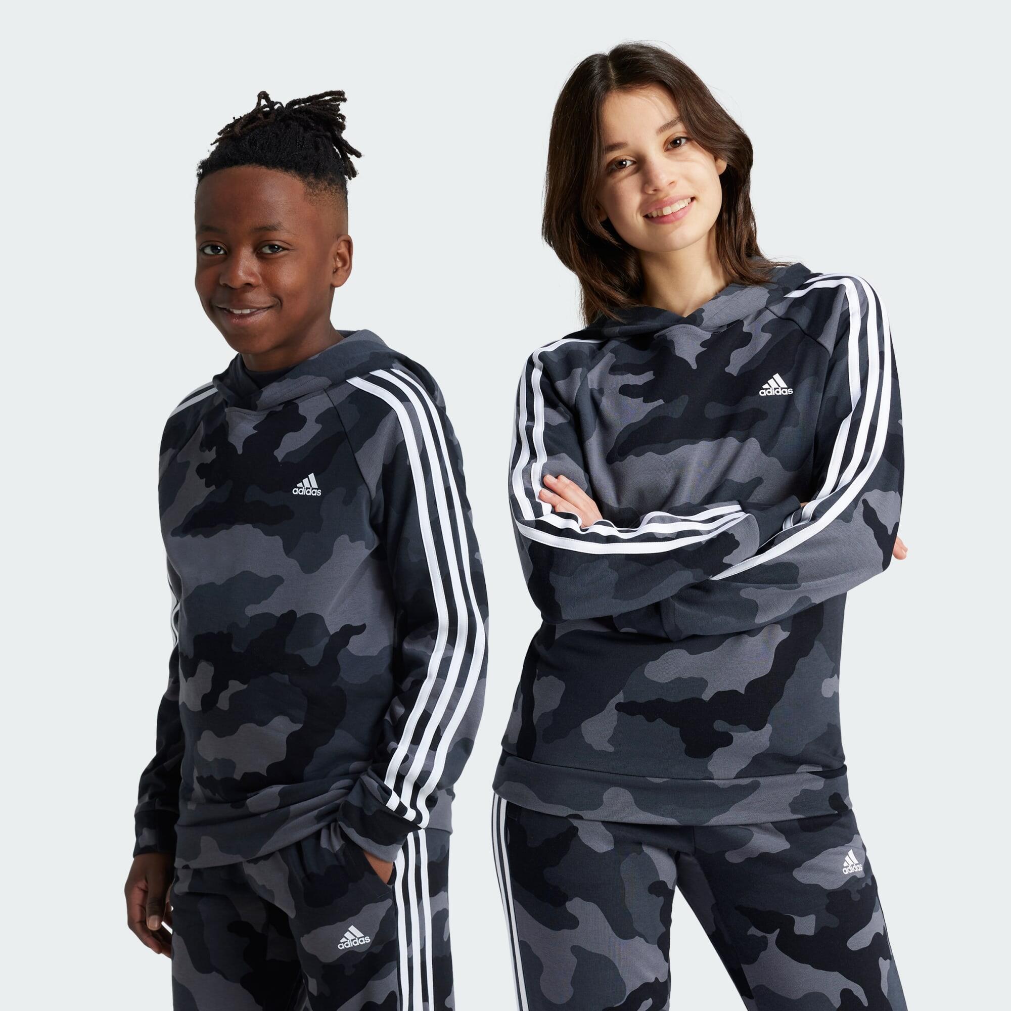 Sweat-shirt à capuche imprimé intégral Essentials Enfants 1/5
