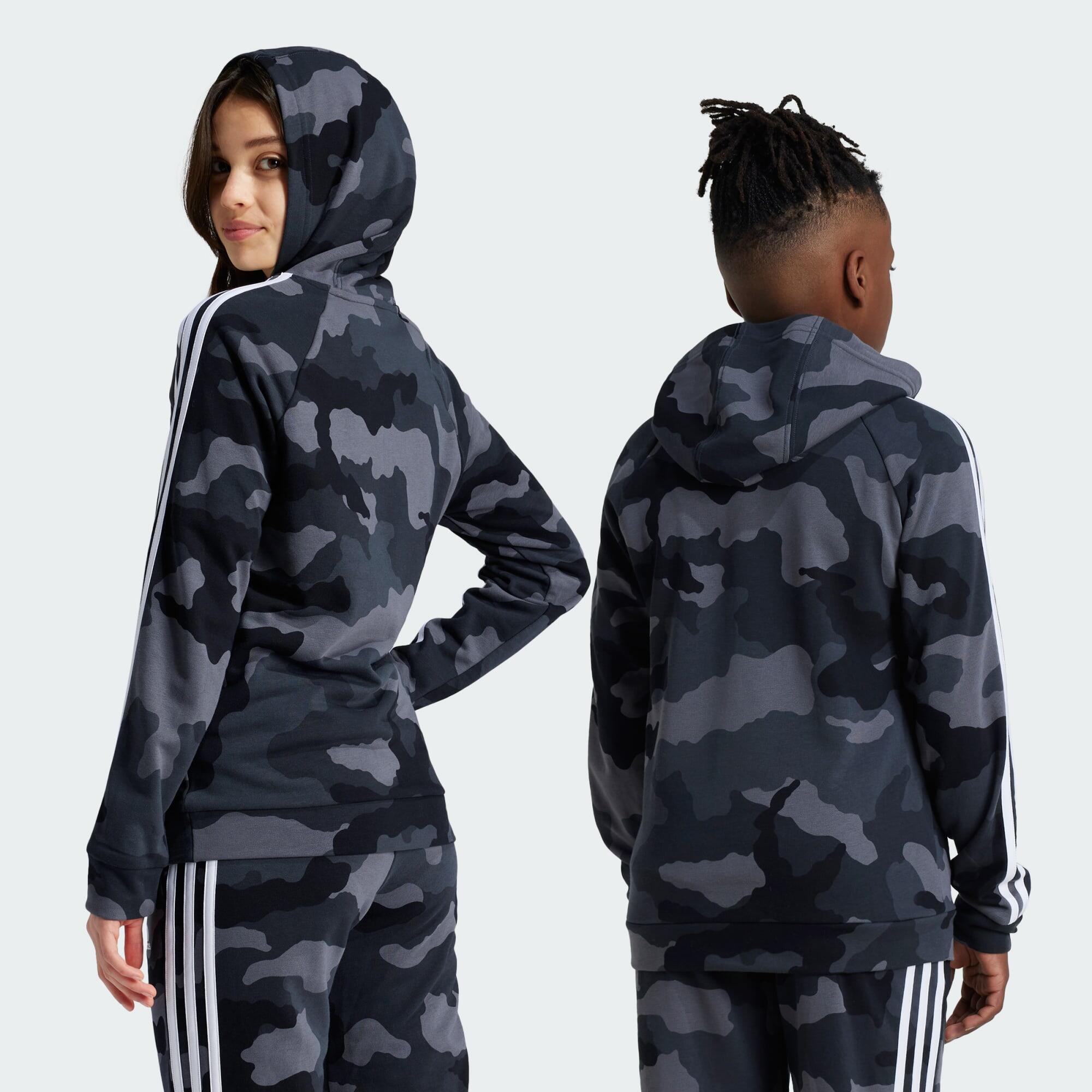 Sweat-shirt à capuche imprimé intégral Essentials Enfants 3/5