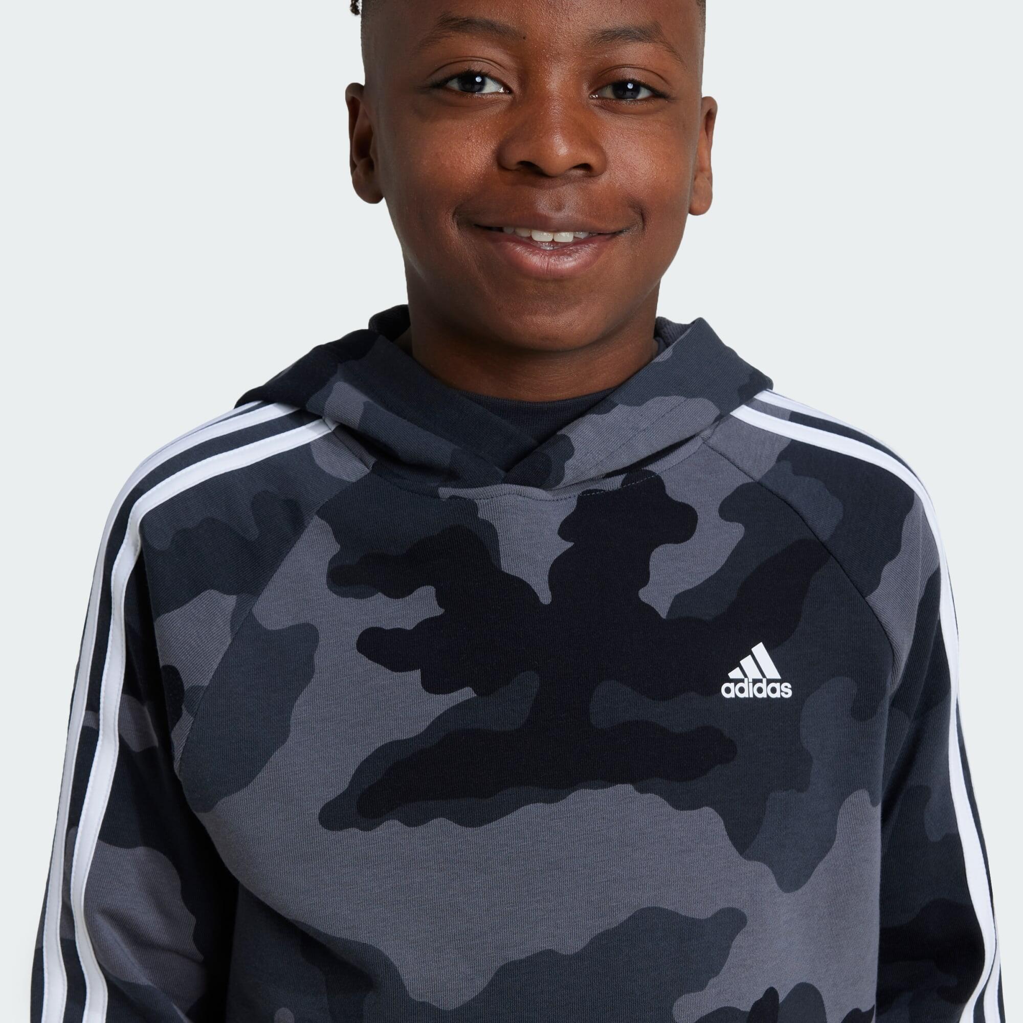 Sweat-shirt à capuche imprimé intégral Essentials Enfants 5/5