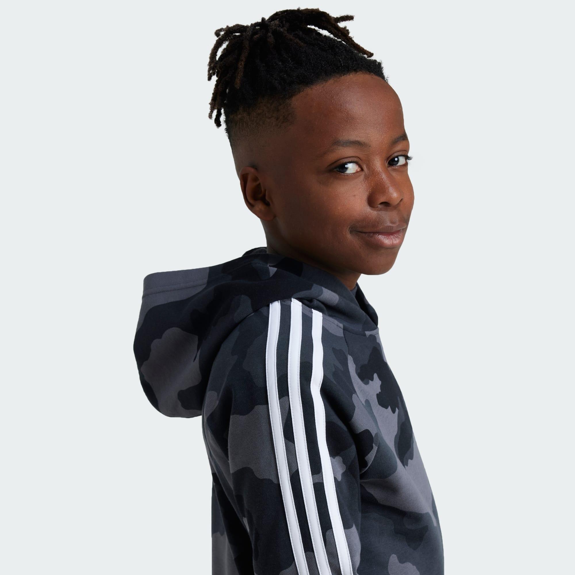 Sweat-shirt à capuche imprimé intégral Essentials Enfants 4/5