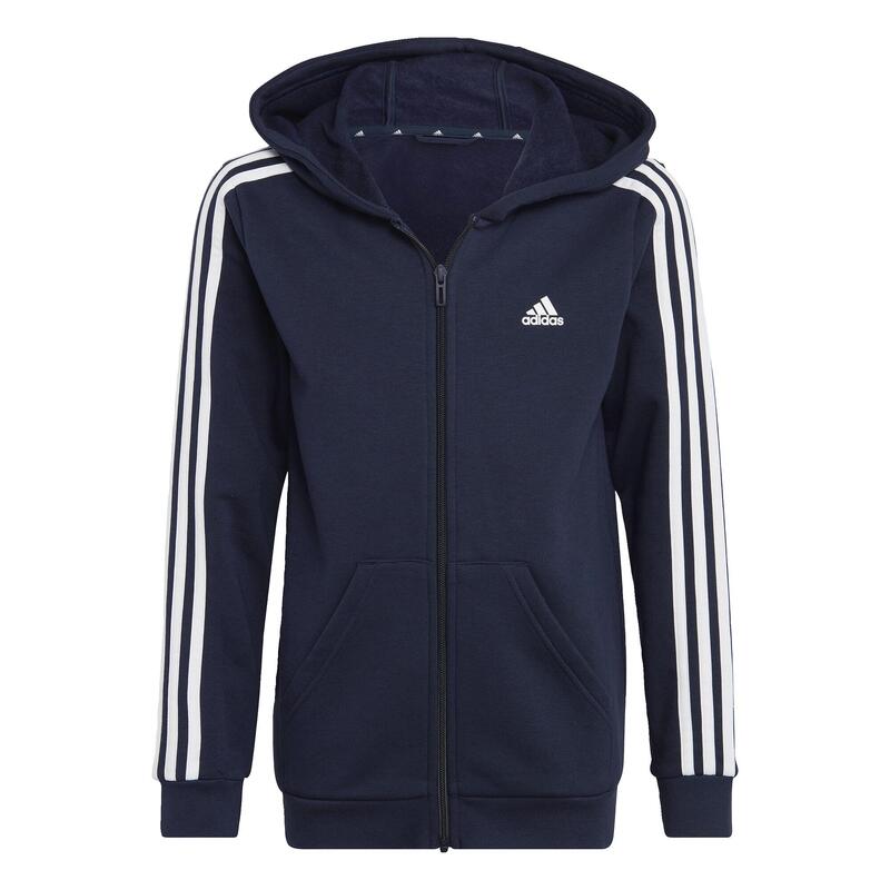 Veste à capuche entièrement zippée en molleton Essentials 3-Stripes