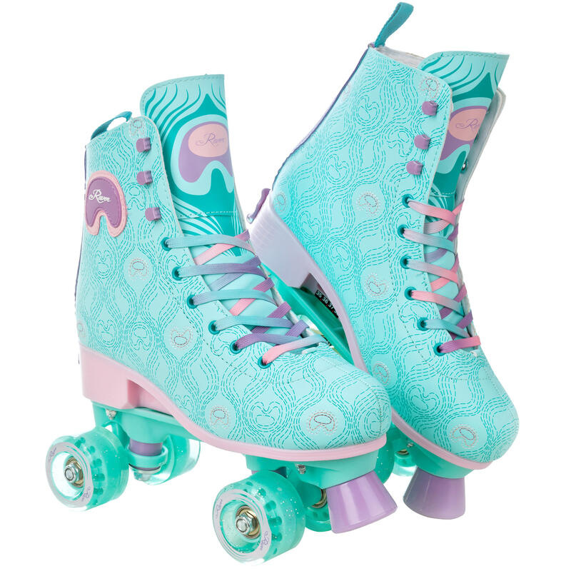 Verstelbare rolschaatsen Pavoni Mint/Roze