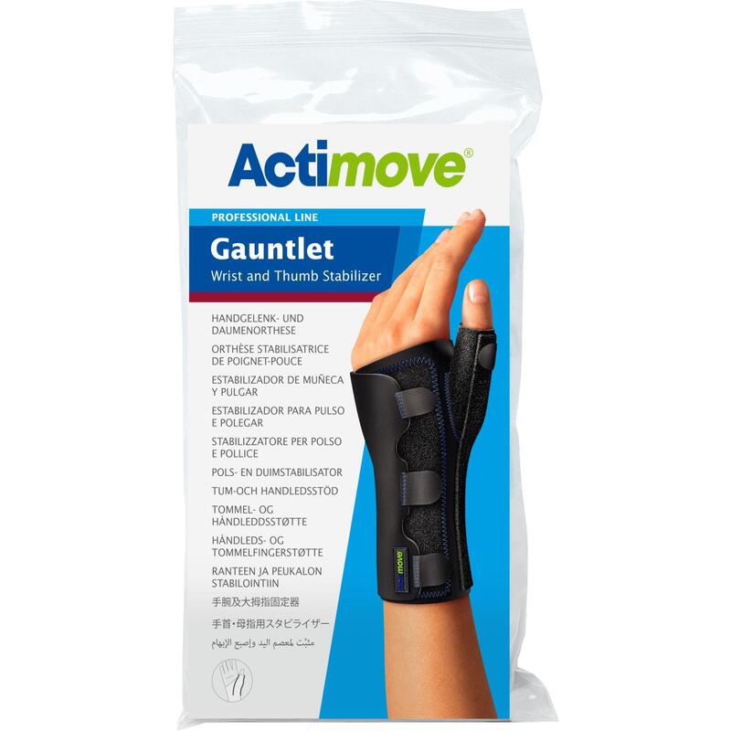 Orteza stabilizująca nadgarstek i kciuk Actimove Professional Line Gauntlet
