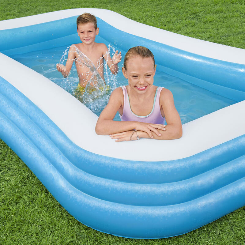 Piscine gonflable - Family bleue