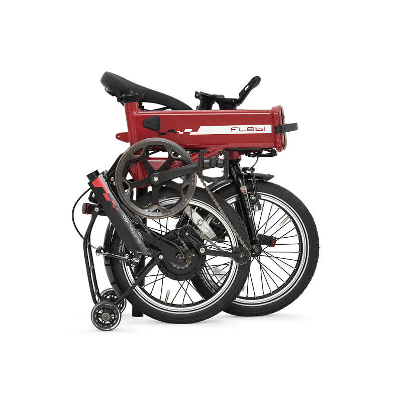 Bicicleta eléctrica dobrável Supra 4.0 lite Racing red | 16” | Aut. 50 km