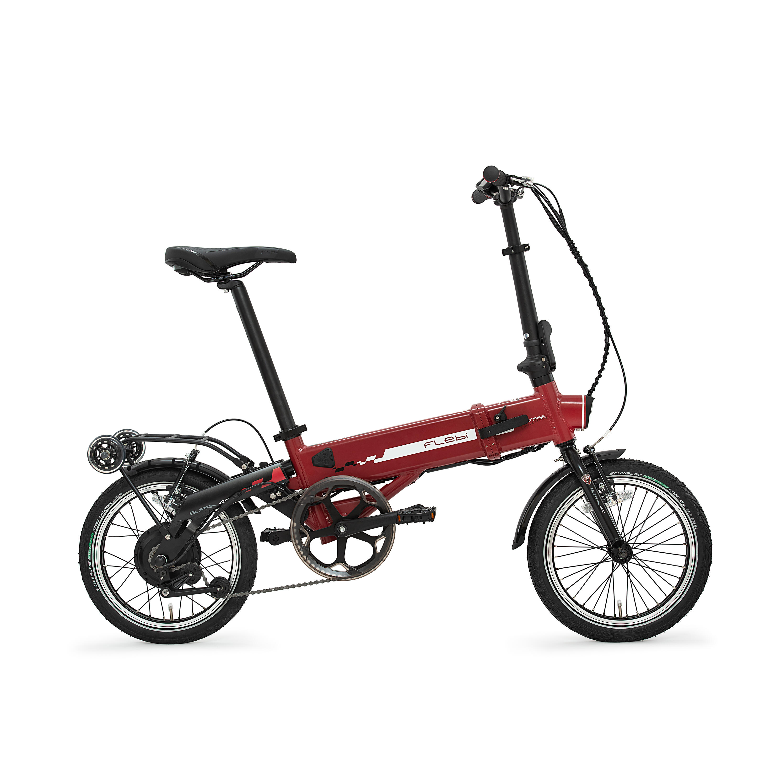 Electric folding bike Supra 4.0 lite Racing Red | Wheels 16" - Battery 7.8Ah