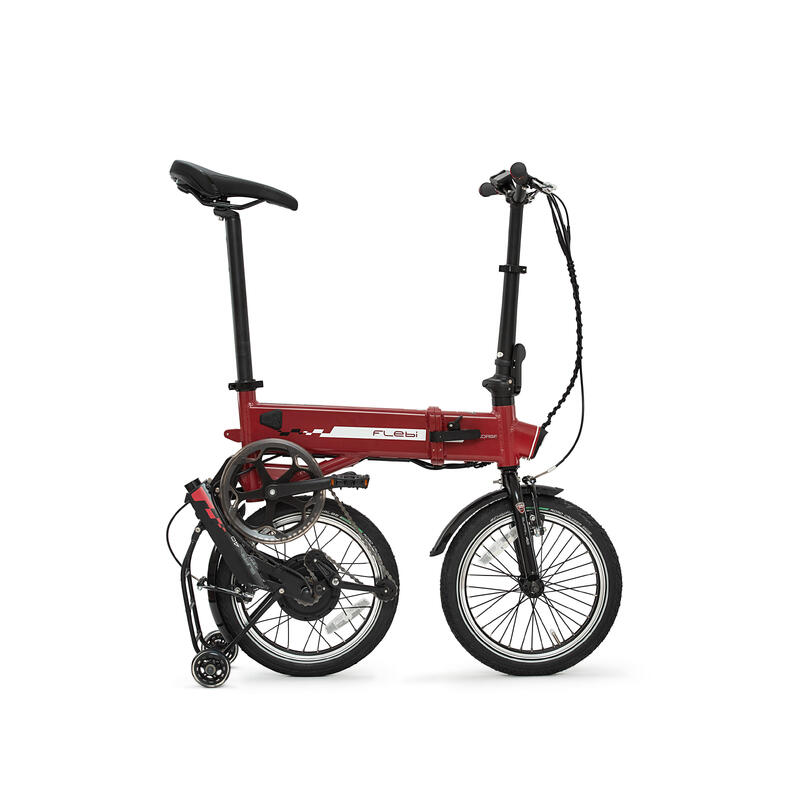 Bicicletta elettrica pieghevole Supra 4.0 lite Racing red | 16” | Aut. 50 km