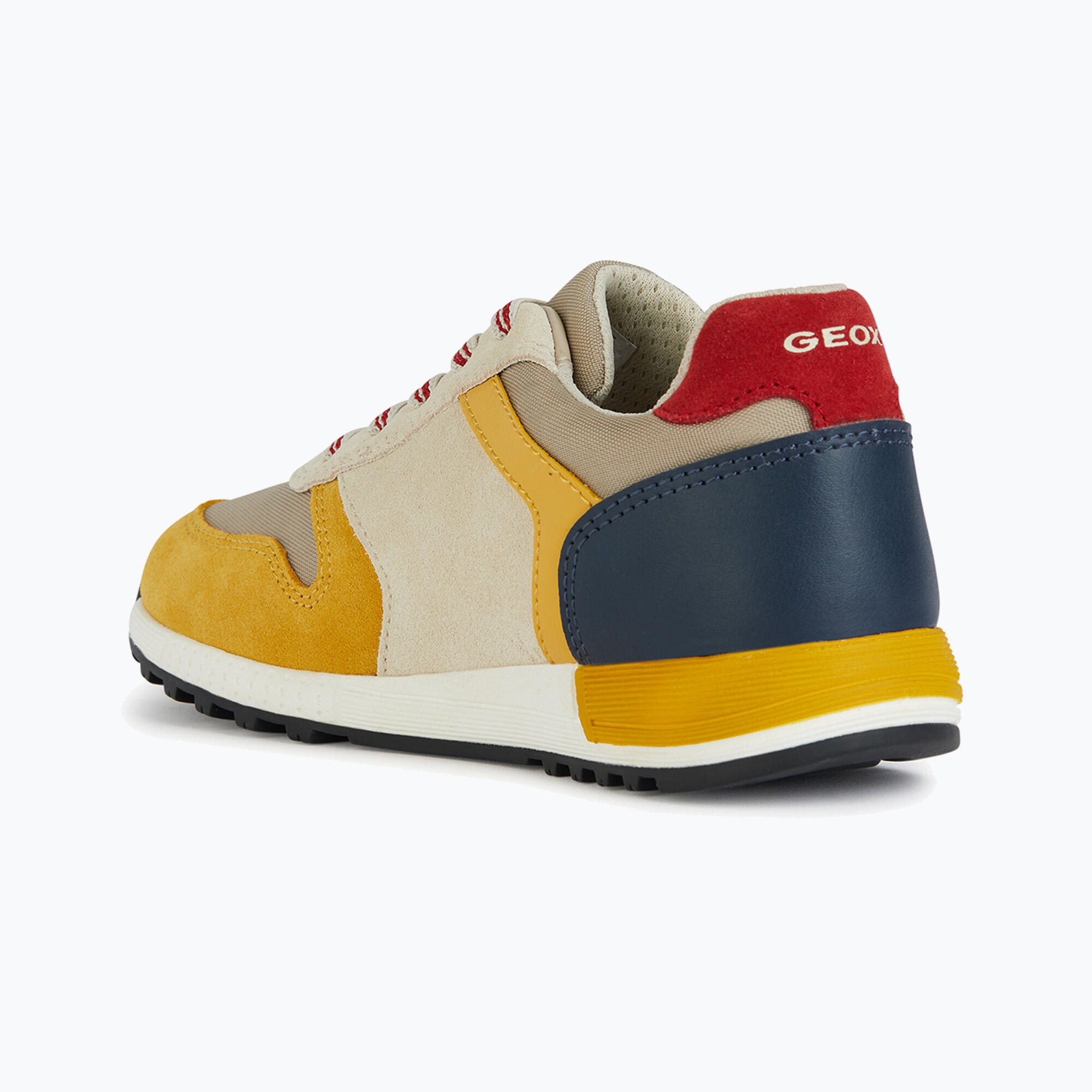 Ténis Geox Modelo J Alben Cor Amarelo 3/5