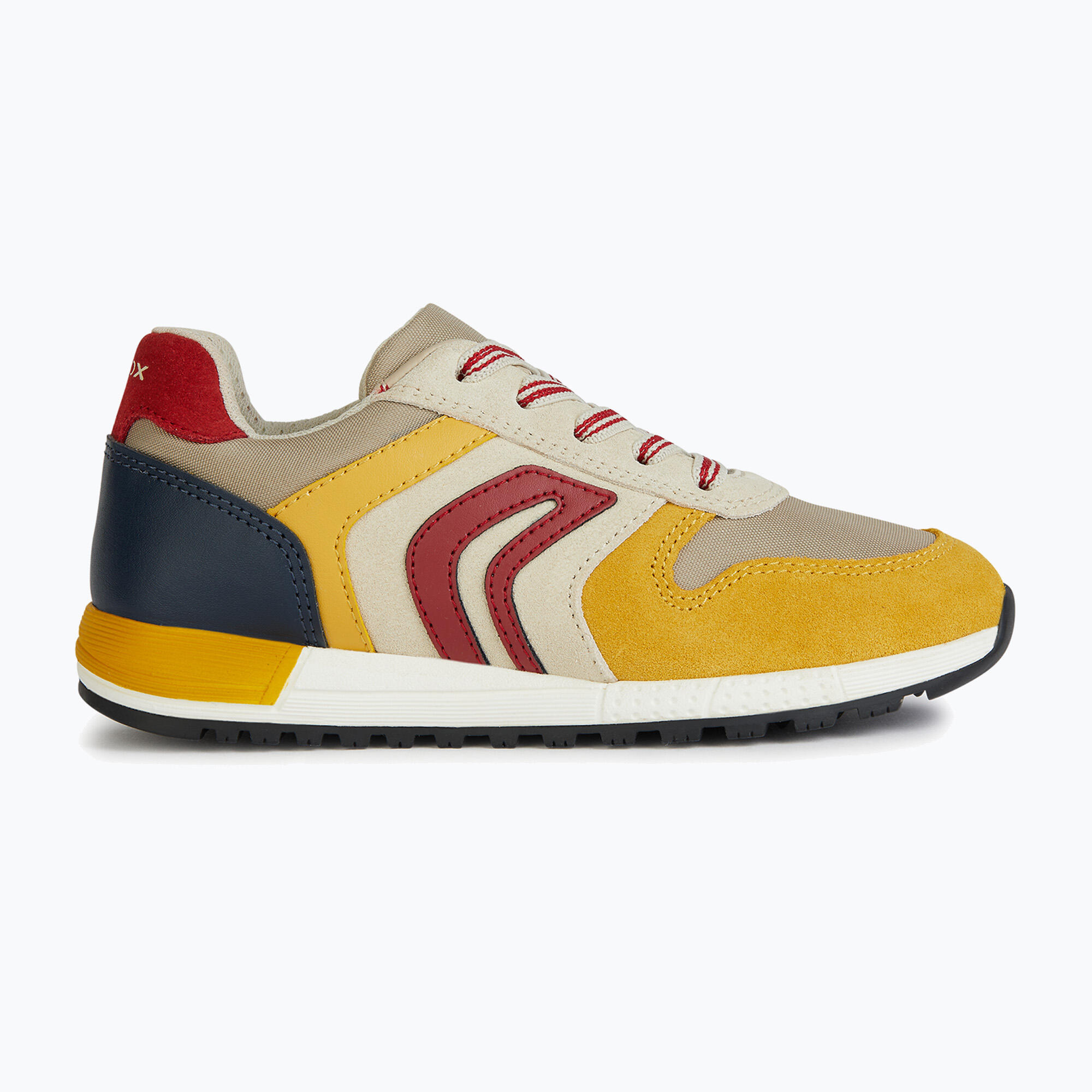 Ténis Geox Modelo J Alben Cor Amarelo 2/5