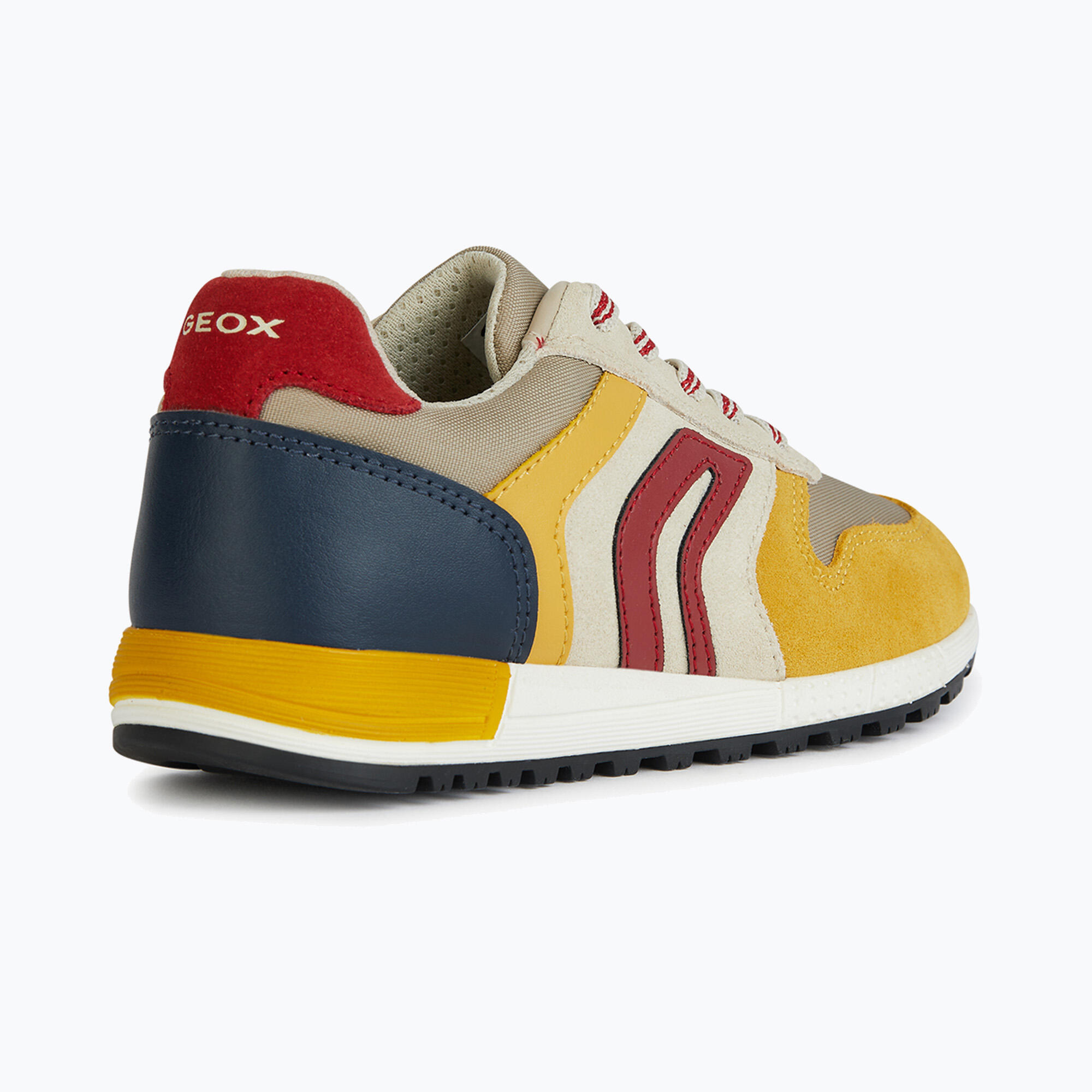 Ténis Geox Modelo J Alben Cor Amarelo 4/5