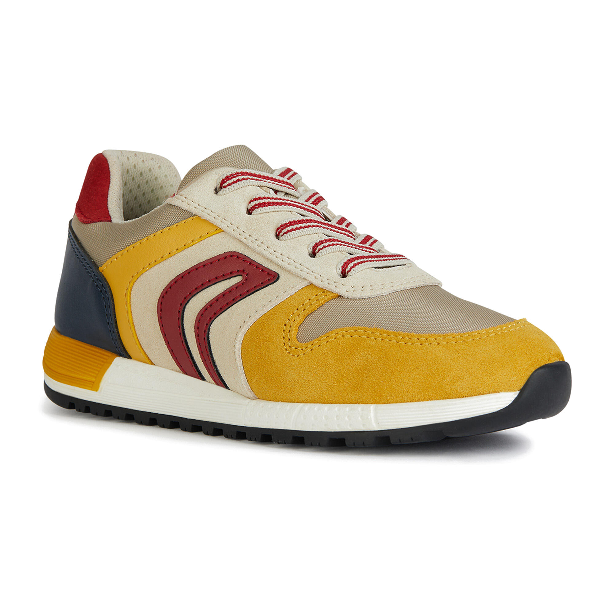 Ténis Geox Modelo J Alben Cor Amarelo 1/5