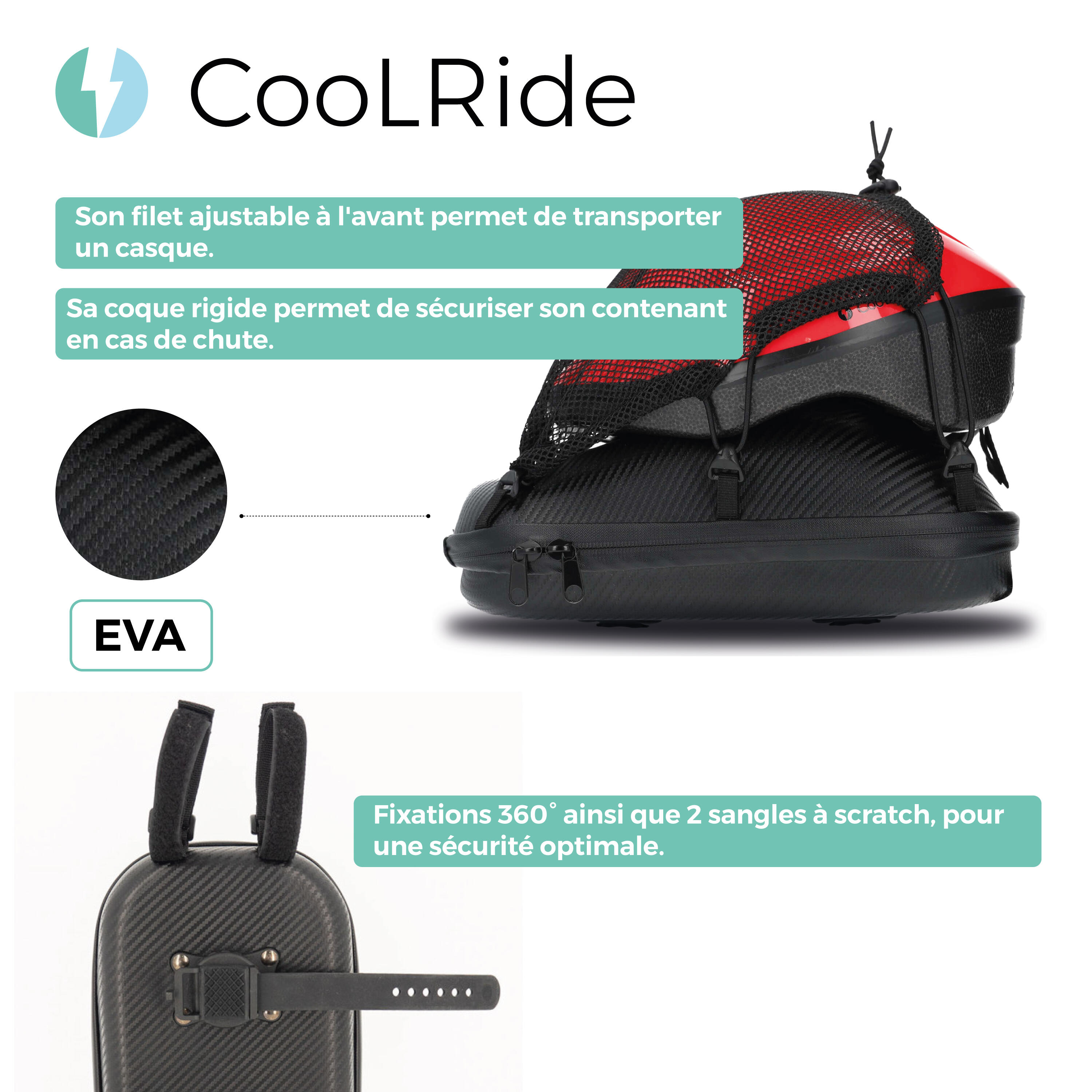 Sacoche avant rigide CoolRide Eva 100% Waterproof 4/6