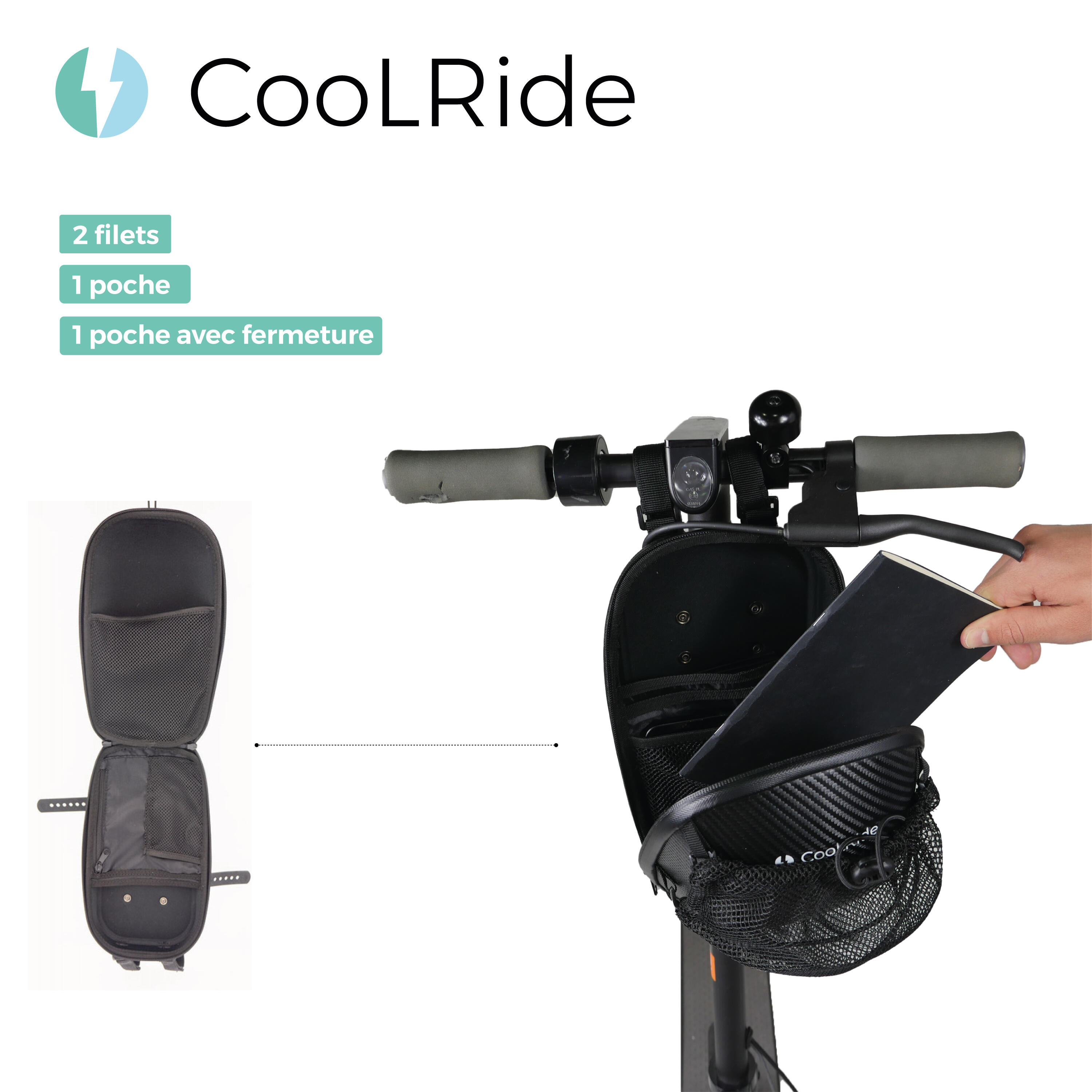 Sacoche avant rigide CoolRide Eva 100% Waterproof 3/6